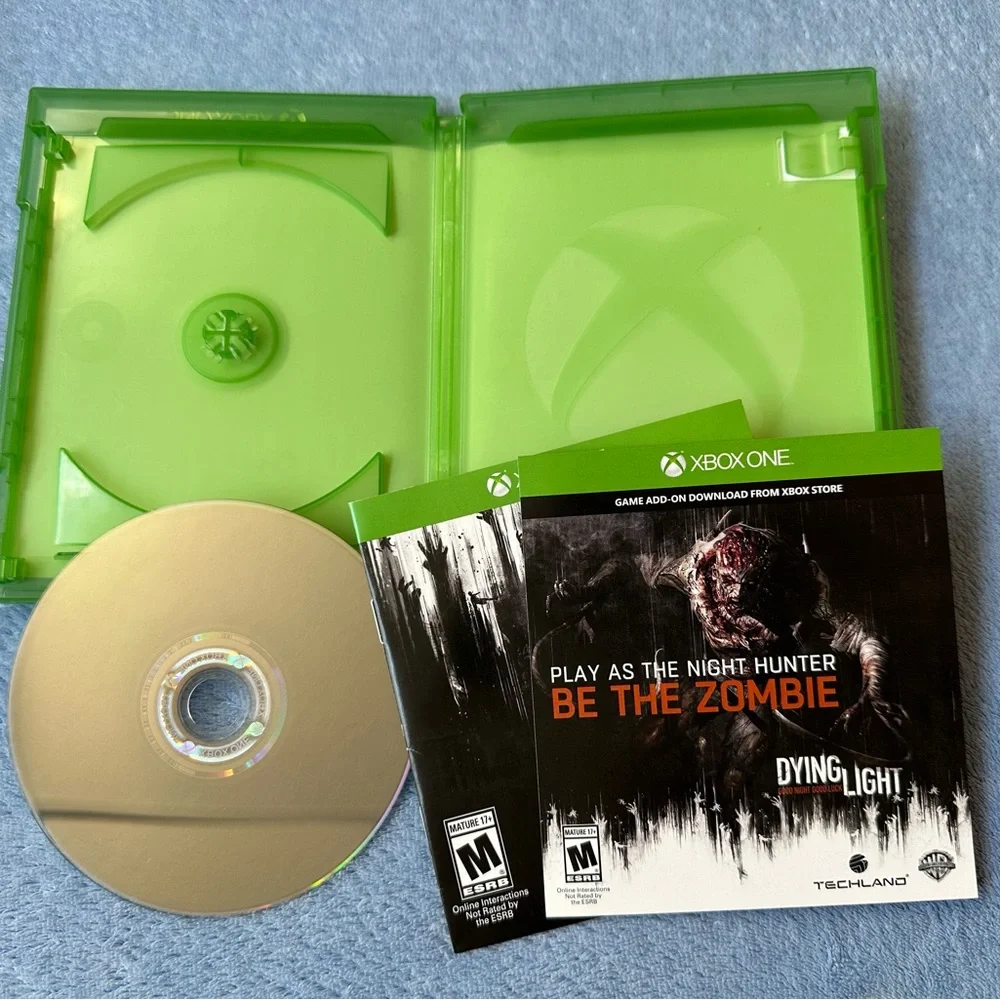 Dying Light•Xbox One•First-person action/survival/horror•zombie apocalypse EUC